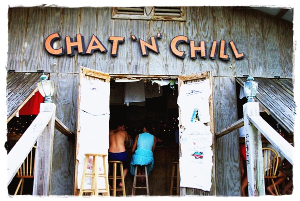 Chat N Chill Beach Bar, Stocking Island, Exuma, Bahamas